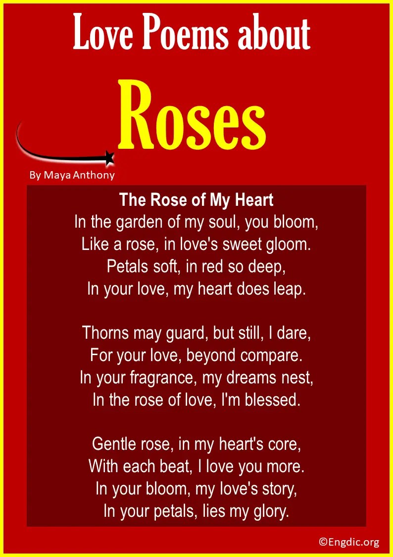 10 Best Love Poems about Roses EngDic