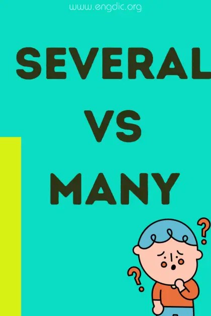 Several vs Many (What's the Difference?) - EngDic