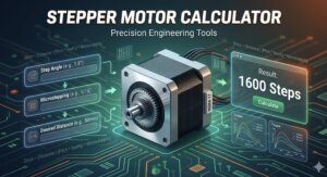 Stepper Motor Calculator | Steps/mm & Driver Vref Tuning