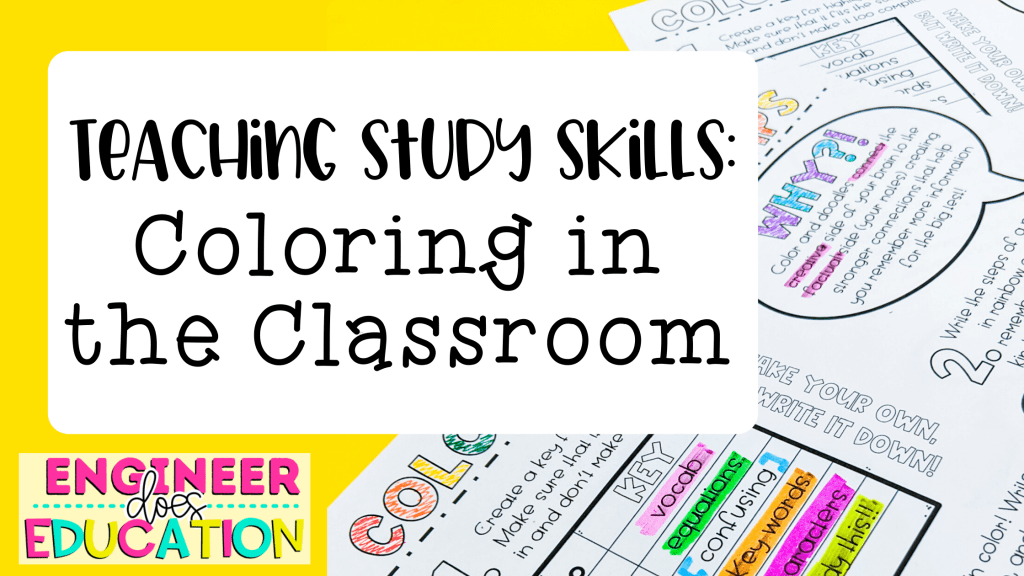 Teaching Study Tips Color in the Classroom Engineer Does Education
