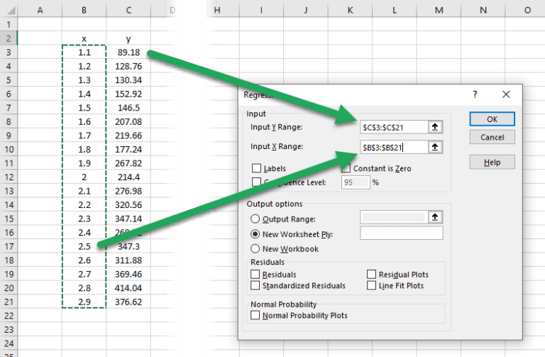 Linear Regression in Excel 4 Alternative Methods EngineerExcel