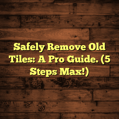 Safely Remove Old Tiles: A Pro Guide. (5 Steps Max!)
