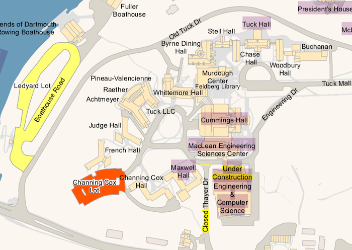 Directions Thayer School of Engineering at Dartmouth