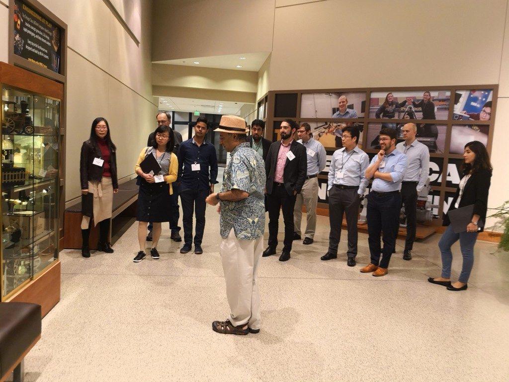 The visitors of EDSE visited C Design Lab and the toy museum