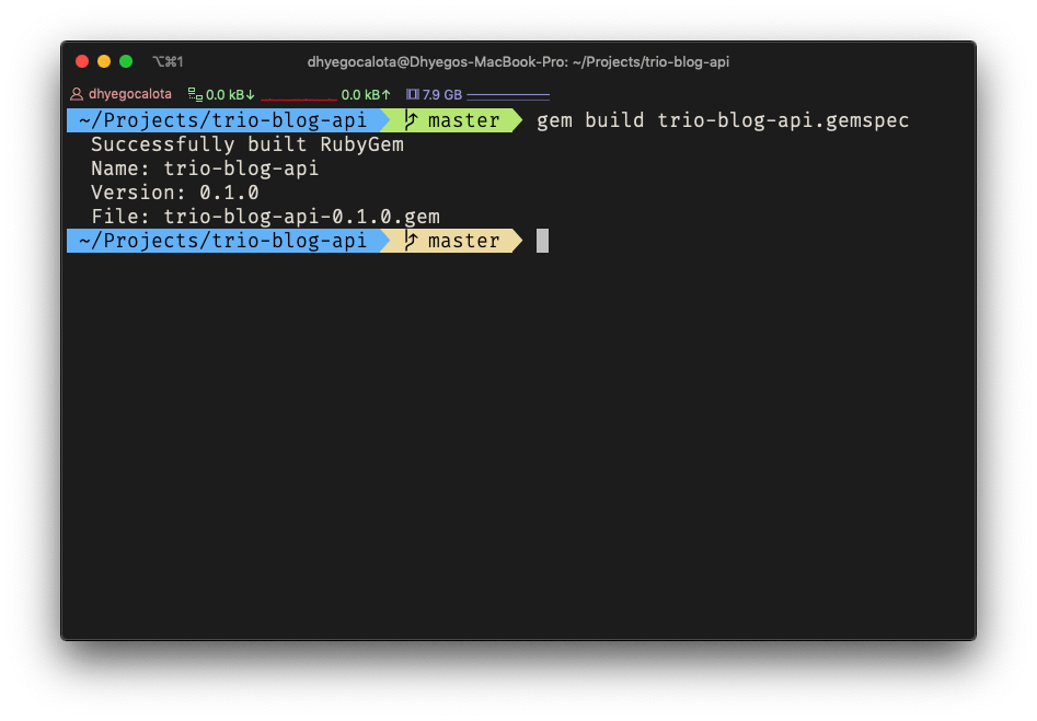 How to create and publish your first configurable Ruby Gem Trio