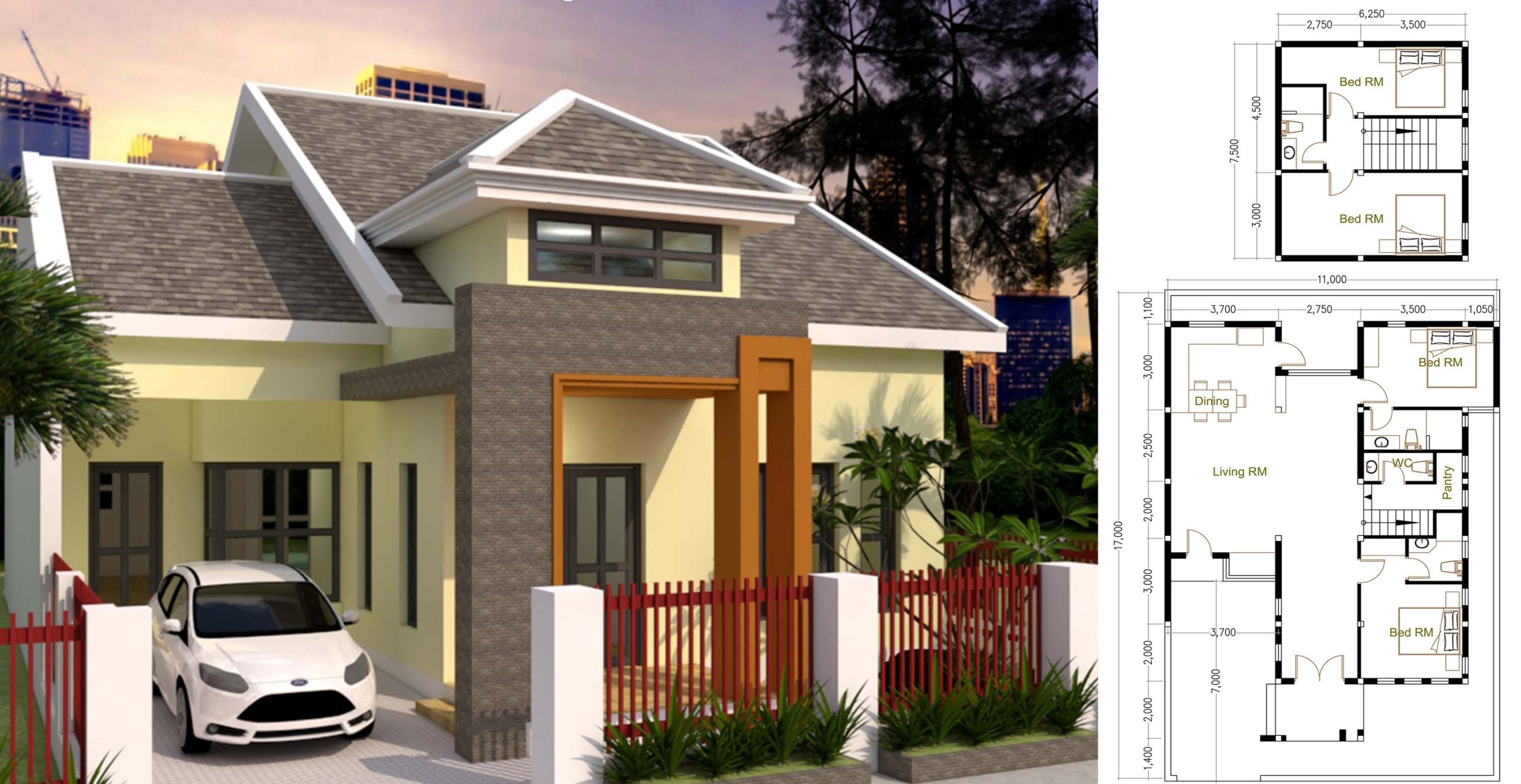 Amazing House Plans 11×17 With 4 Bedrooms Engineering Discoveries