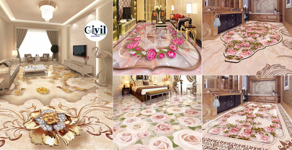 25 Lovely 3D Epoxy Floor For Spectacular Living Room Engineering