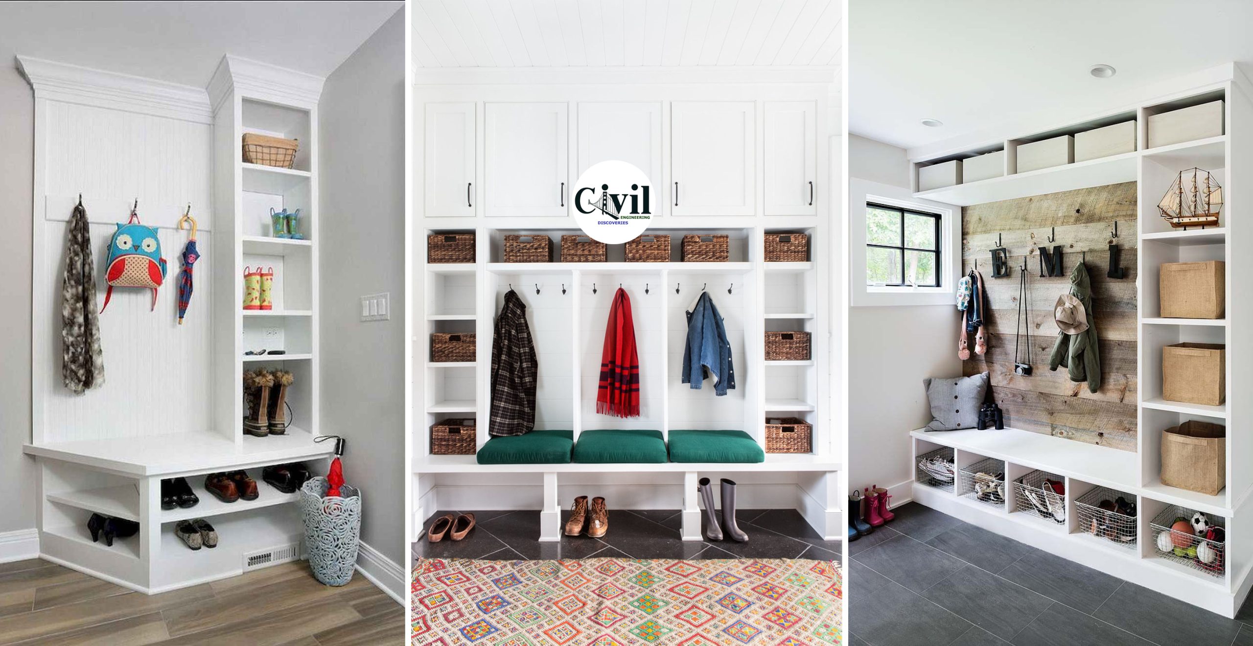 35 Creative Mudroom Design Ideas Engineering Discoveries