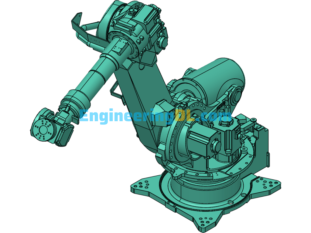 6Axis Robot SolidWorks Mechanical Engineering Design Library