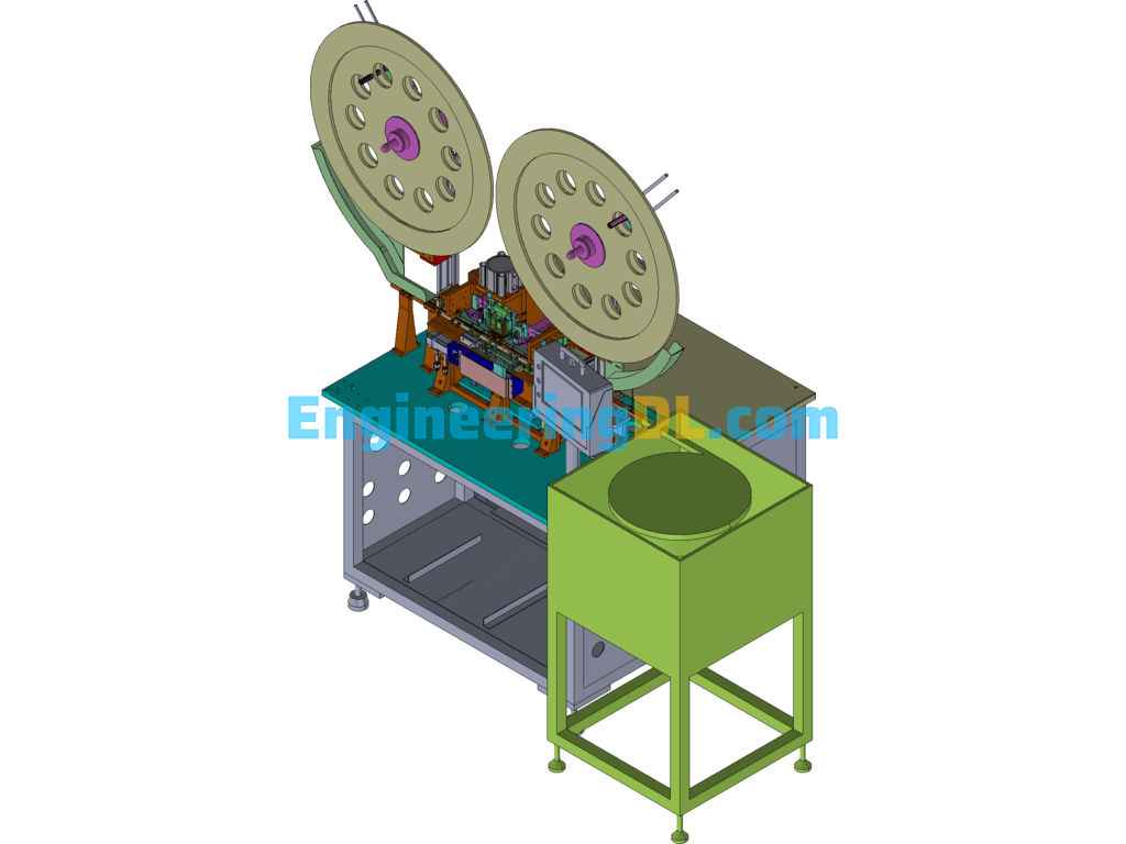 Latch Automatic Pinning Machine SolidWorks Mechanical Engineering