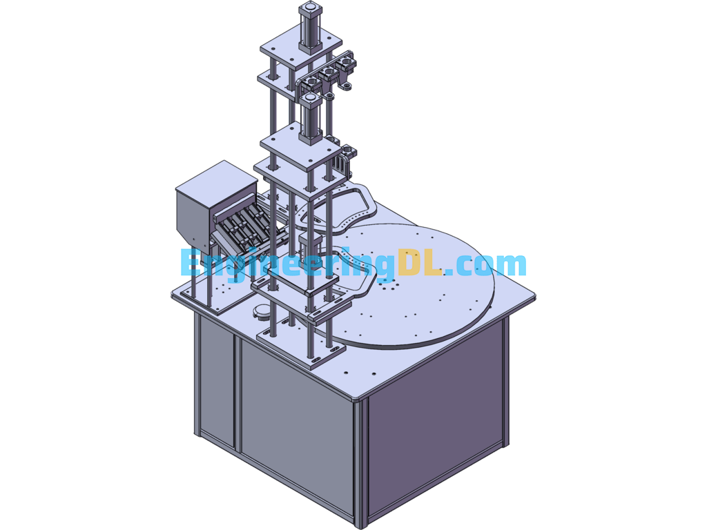A Screw Machine Model SolidWorks Mechanical Engineering Design Library