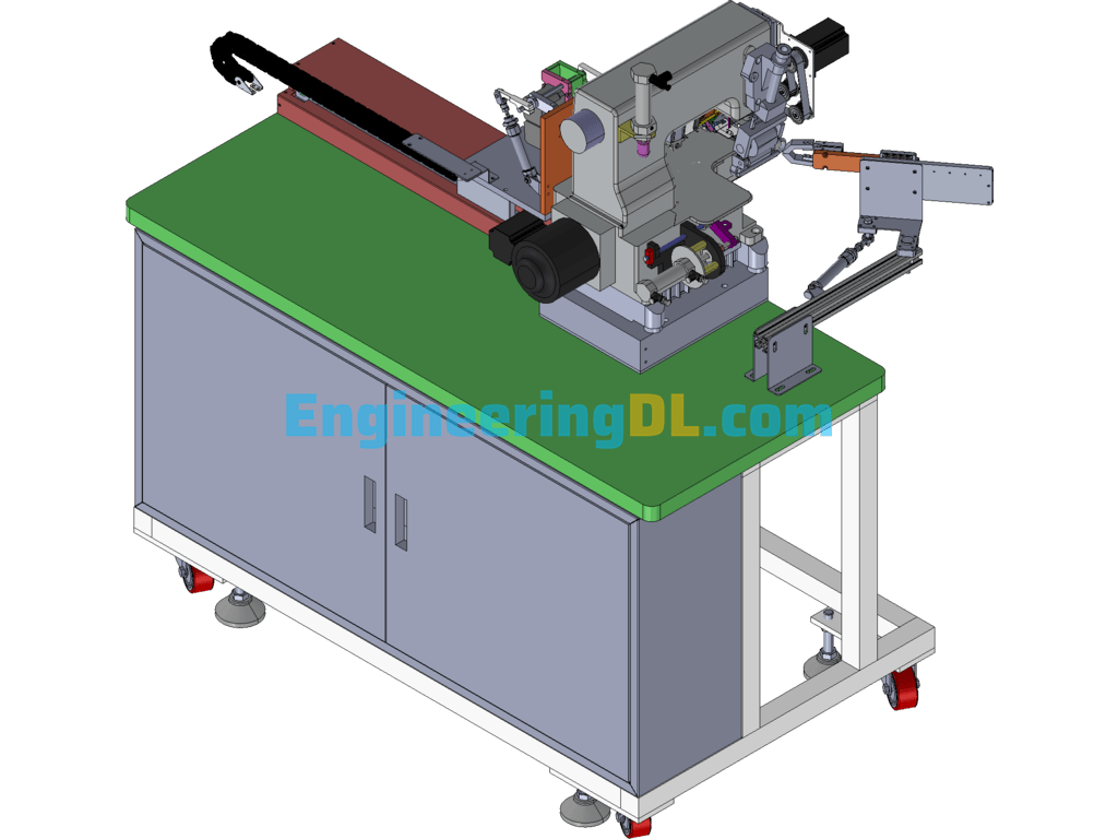 Underwear Elastic Bandage Sewing Machine SolidWorks Mechanical