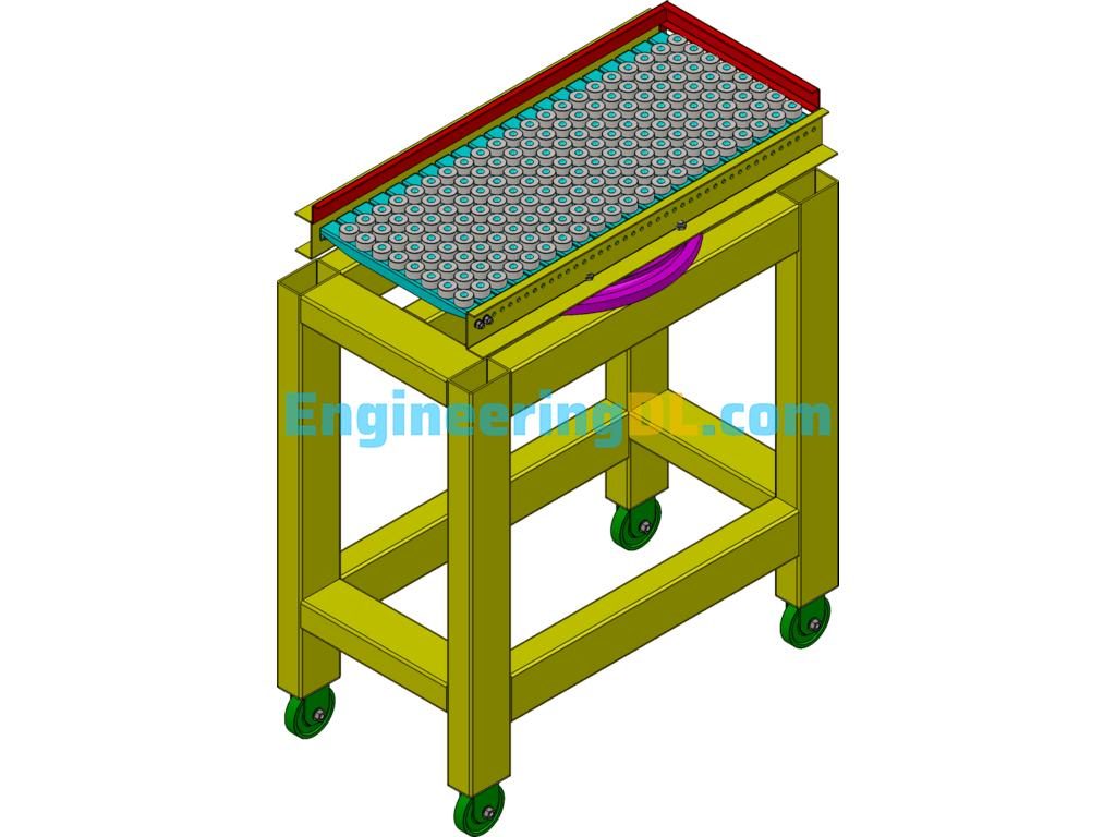 Rotating Ball Table SolidWorks Mechanical Engineering Design Library
