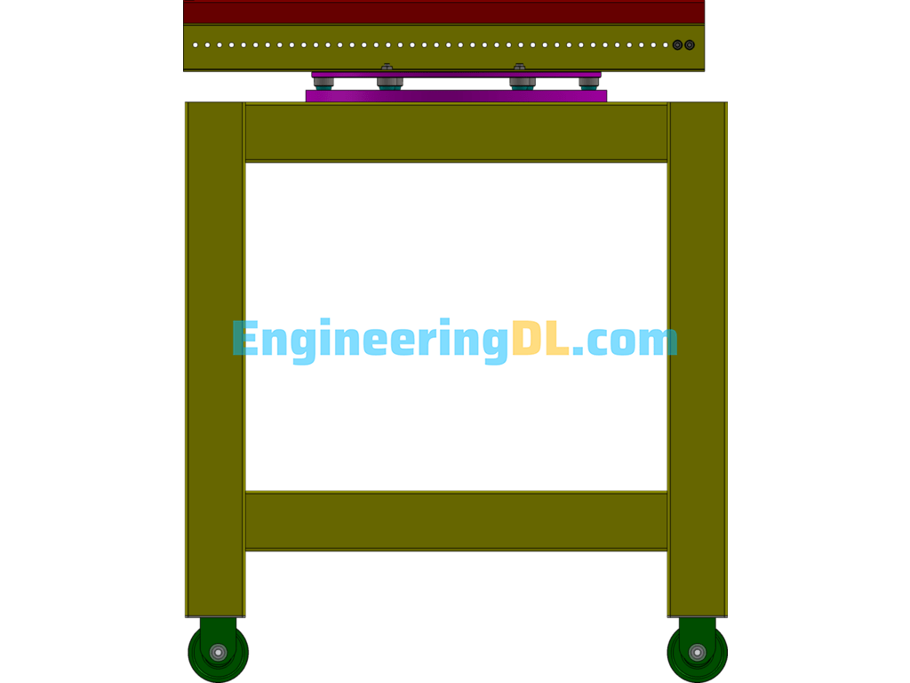 Rotating Ball Table SolidWorks Mechanical Engineering Design Library