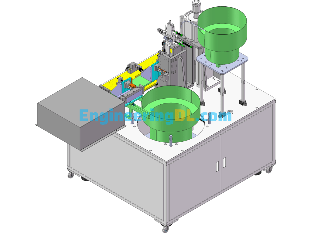 Pneumatic Pin Press Machine SolidWorks Mechanical Engineering Design