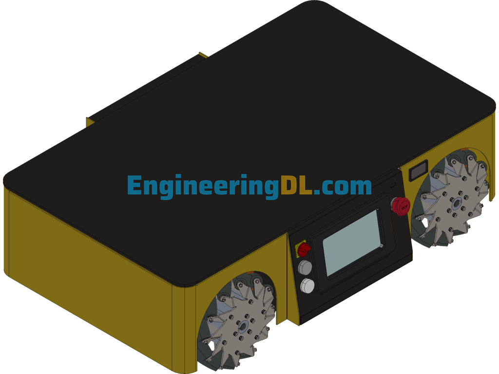 McNamee Wheel Agv Trolley SolidWorks Mechanical Engineering Design