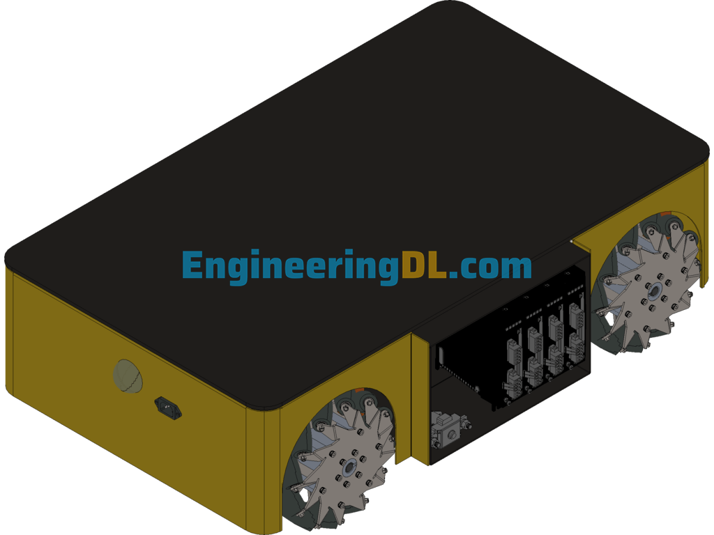 McNamee Wheel Agv Trolley SolidWorks Mechanical Engineering Design Library