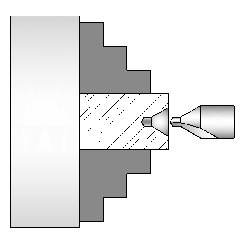 Drilling on a Lathe