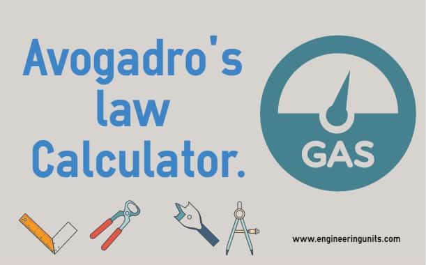 avogadro's law calculator /Avogadro's hypothesis or Avogadro's