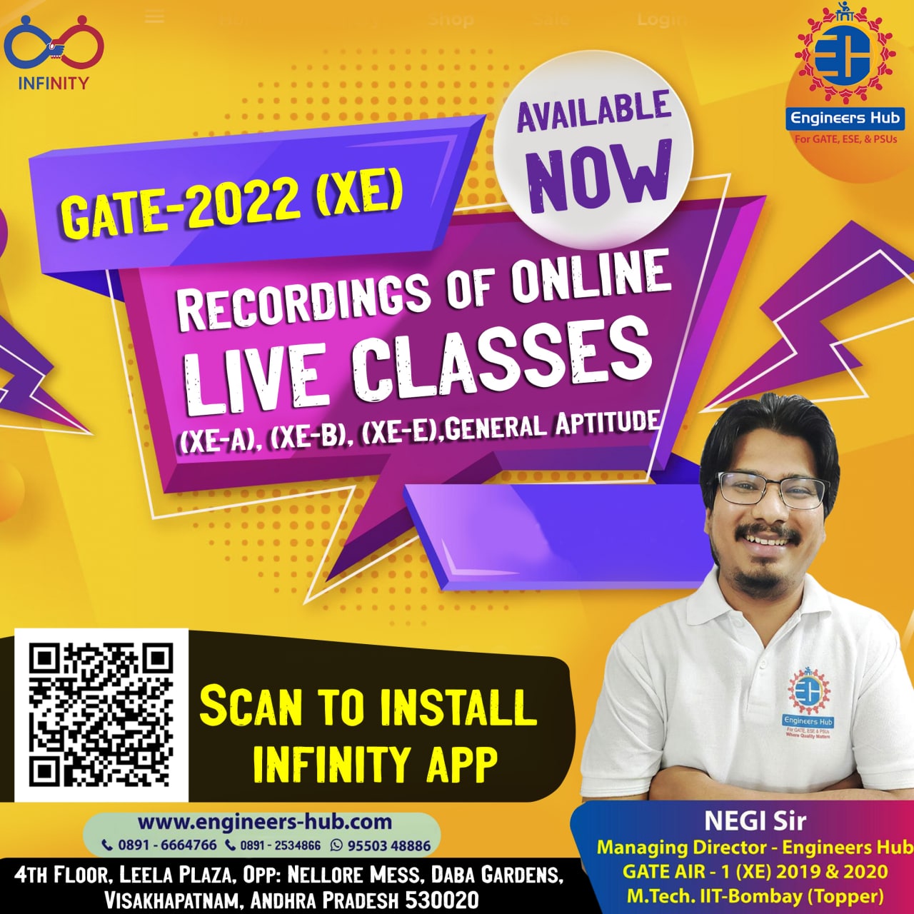 Engineers Hub GATE Coaching Institute in Vizag,Visakhapatnam