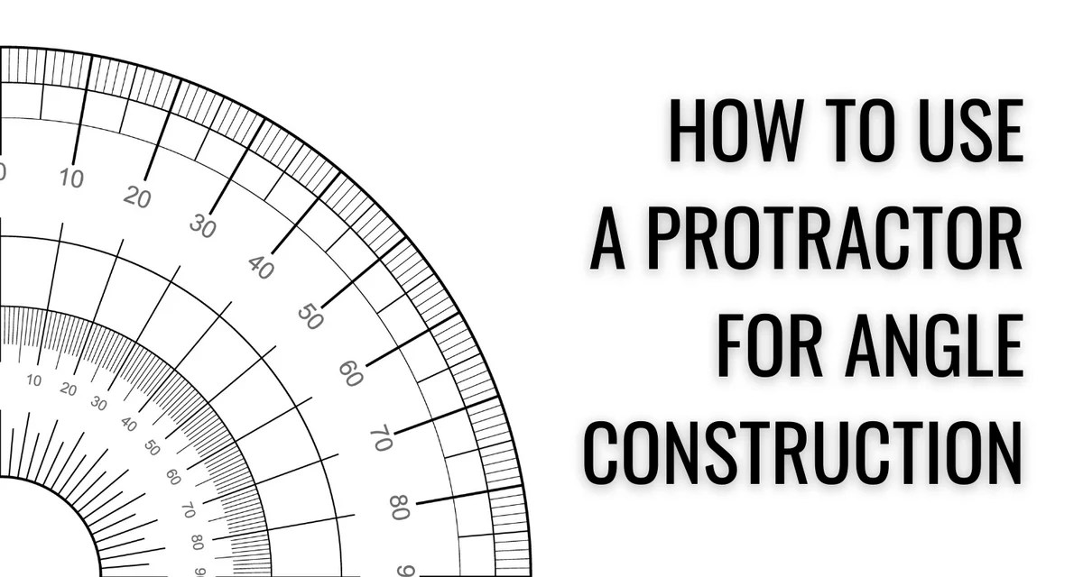 Angle construction with protractors Engineer Warehouse