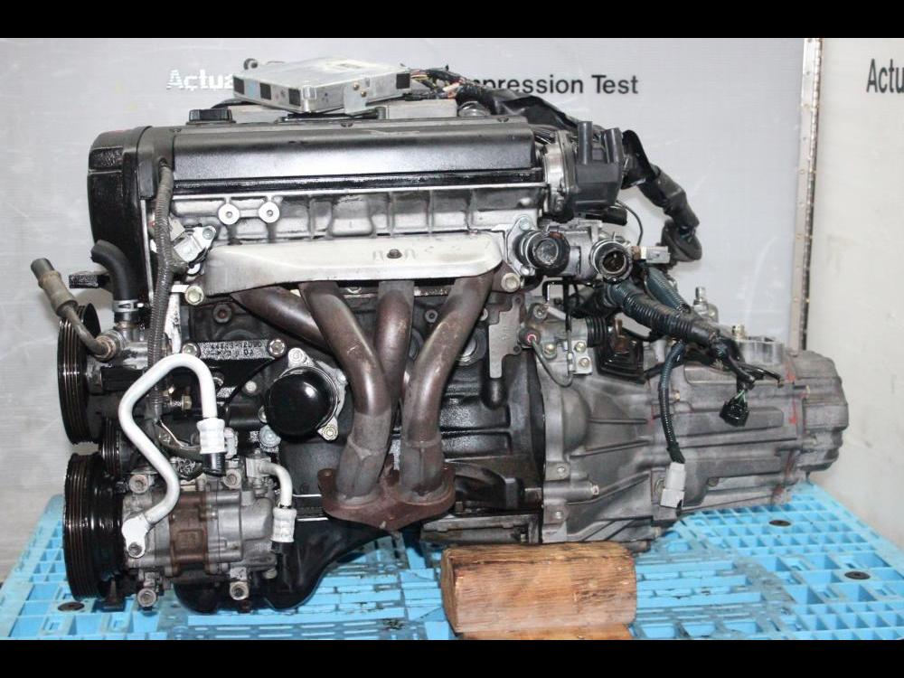 JDM TOYOTA 4AGE ENGINE BLACK TOP 1.6L 20 VALVE 5SPEED