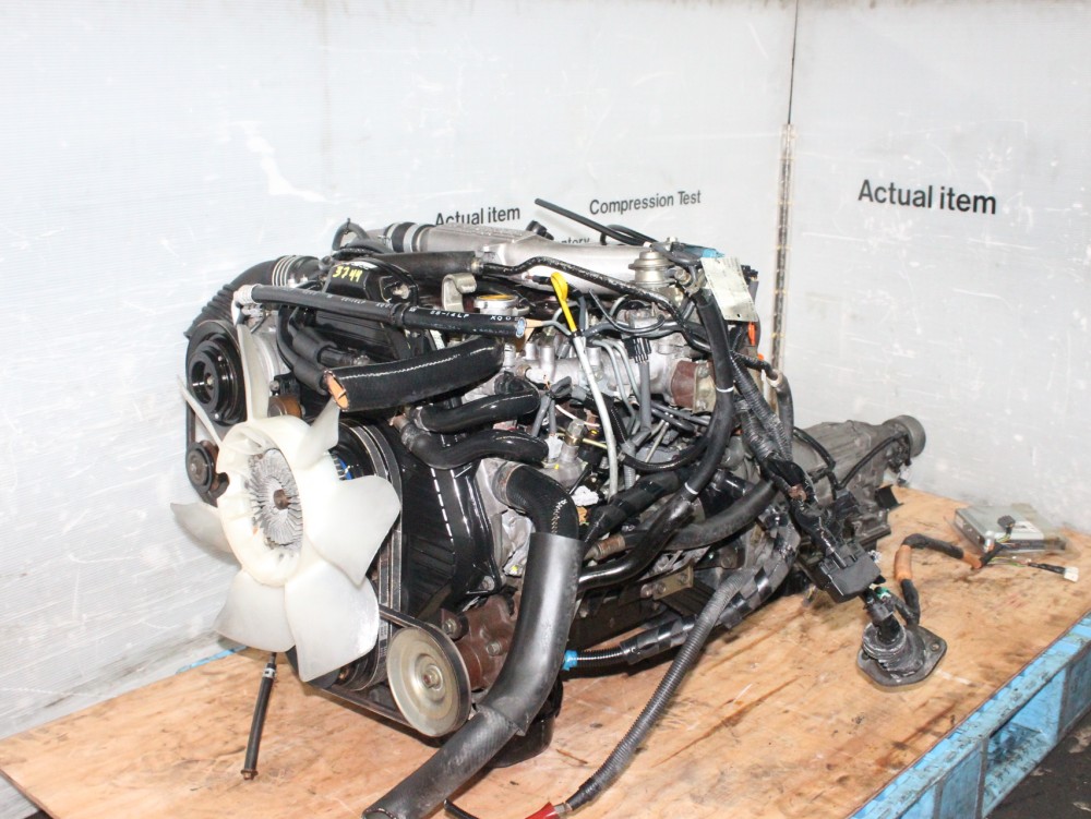 JDM 2L TOYOTA HILUX 4RUNER 2.4L EFI DIESEL TURBO ENGINE AUTOMATIC RWD