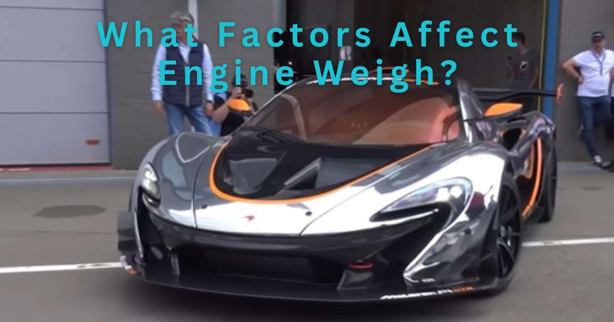How Much Does a Car Engine Weigh? A Comprehensive Guide