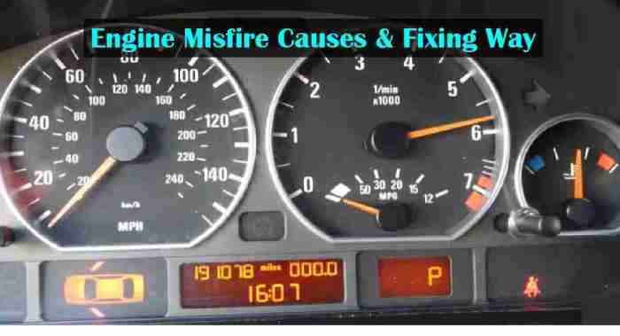 Why does an engine misfire