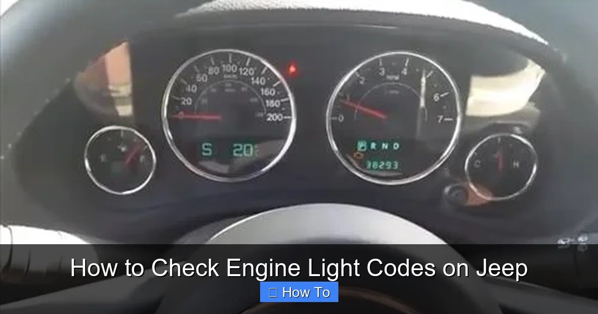 How to Check Engine Light Codes on Jeep - enginelightfixers.com