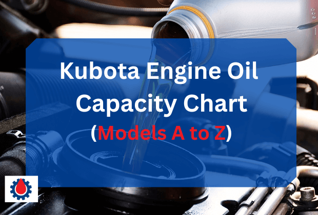 Kubota Engine Oil Capacity Chart(Models A to Z) | Engine Oil Journal