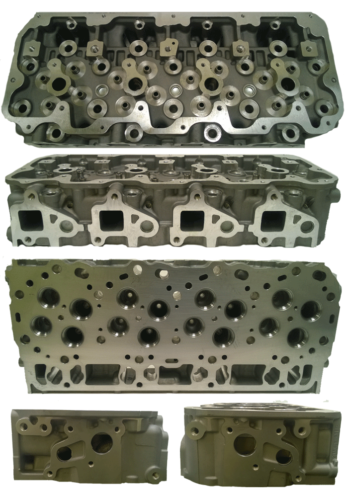 Chevrolet Cylinder Head 6.6 Duramax Diesel Lbz Head Vin "D" "2" Bare