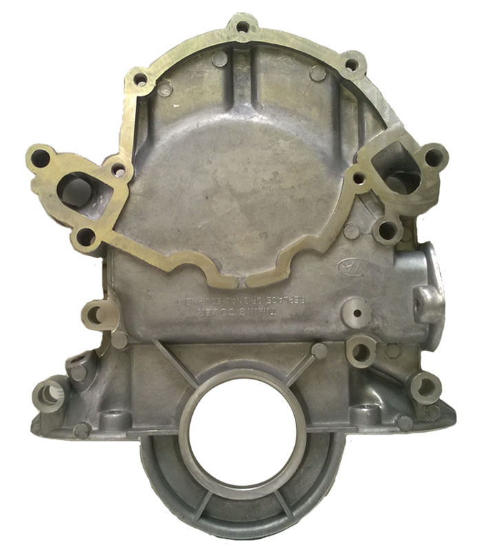 Ford 302 / 351W Timing Cover With Diptube Hole & Fuel Pump Mount EQ