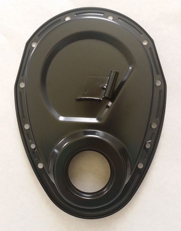 SBC Chevy Timing Cover W/Weld/Tab 63/4 " Balancer / 1977 + New EQ