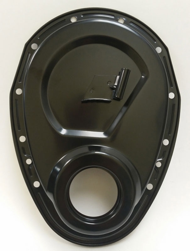 SBC Chevy Timing Cover Coated W/ Timing Mark 1969 + New EQ Cores