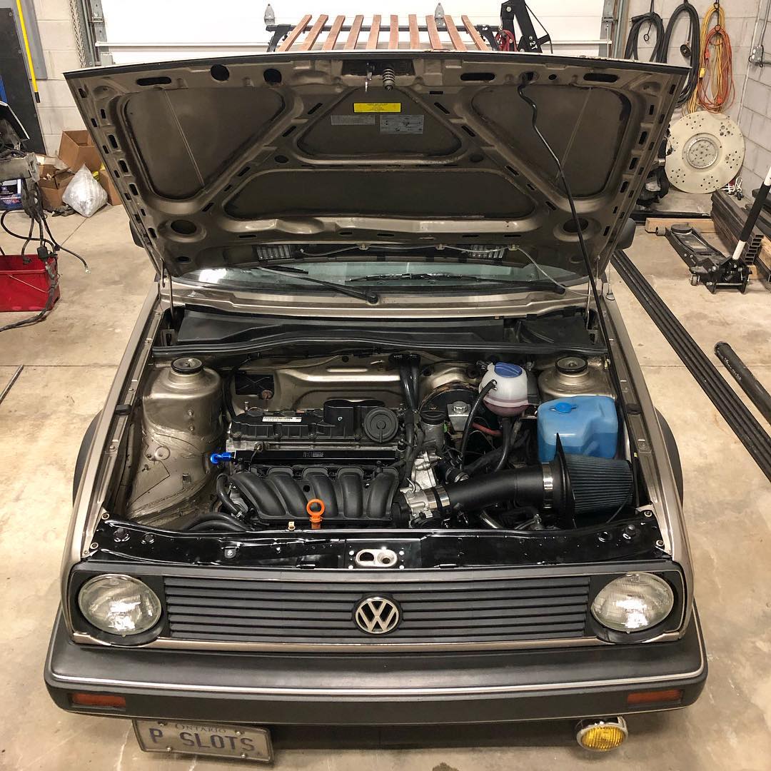 VW 07K Inline-Five Swap Kit for the Mk2/Mk3 Golf and Jetta