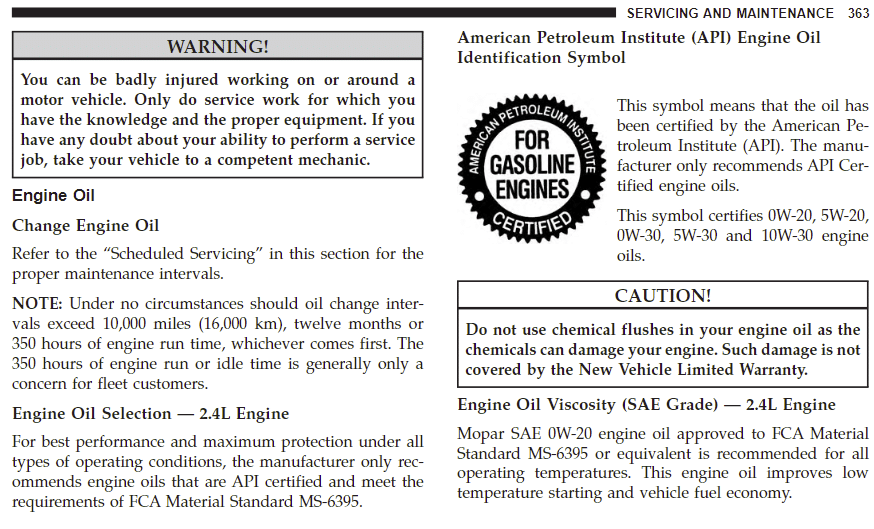 2018 Jeep Compass Oil Type | EnginesWork