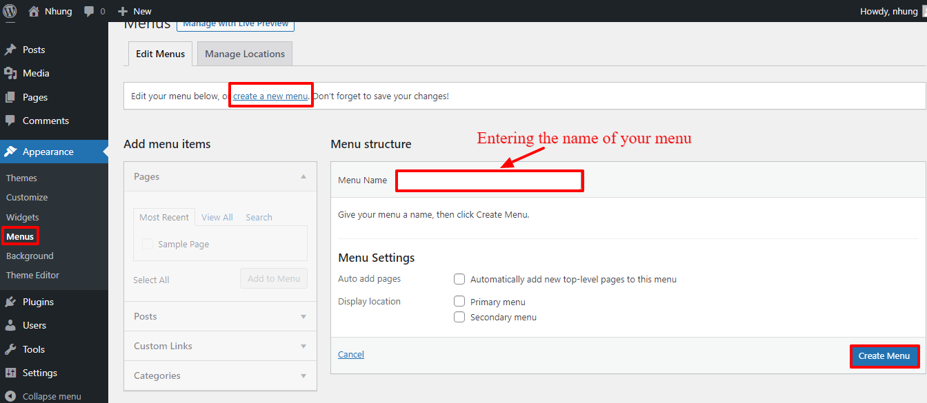 How to Create a Dropdown Menu In WordPress