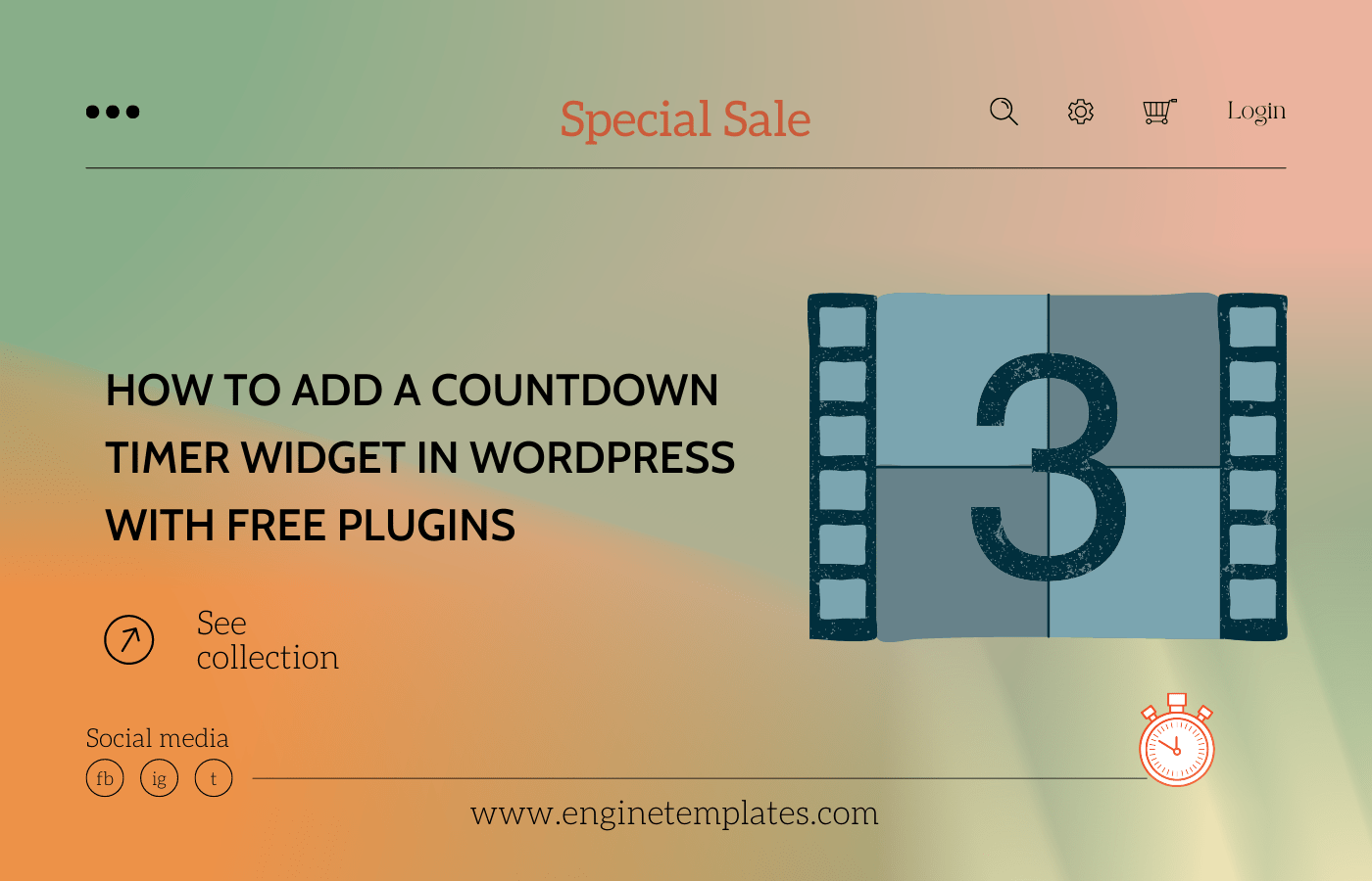 How to Add a Countdown Timer Widget in WordPress with free plugins 2024