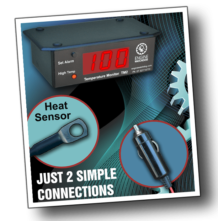 ENGINE WATCHDOG TM2, Engine Overheating Alarm, Gauge & Sensor