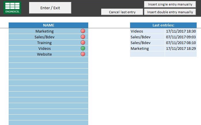 Time Card Calculator Excel Free Spreadsheet EnginExcel