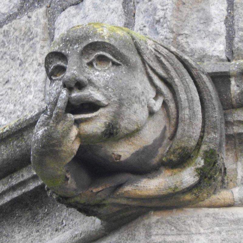 Gargoyles and grotesques of Windsor Castle England's Puzzle