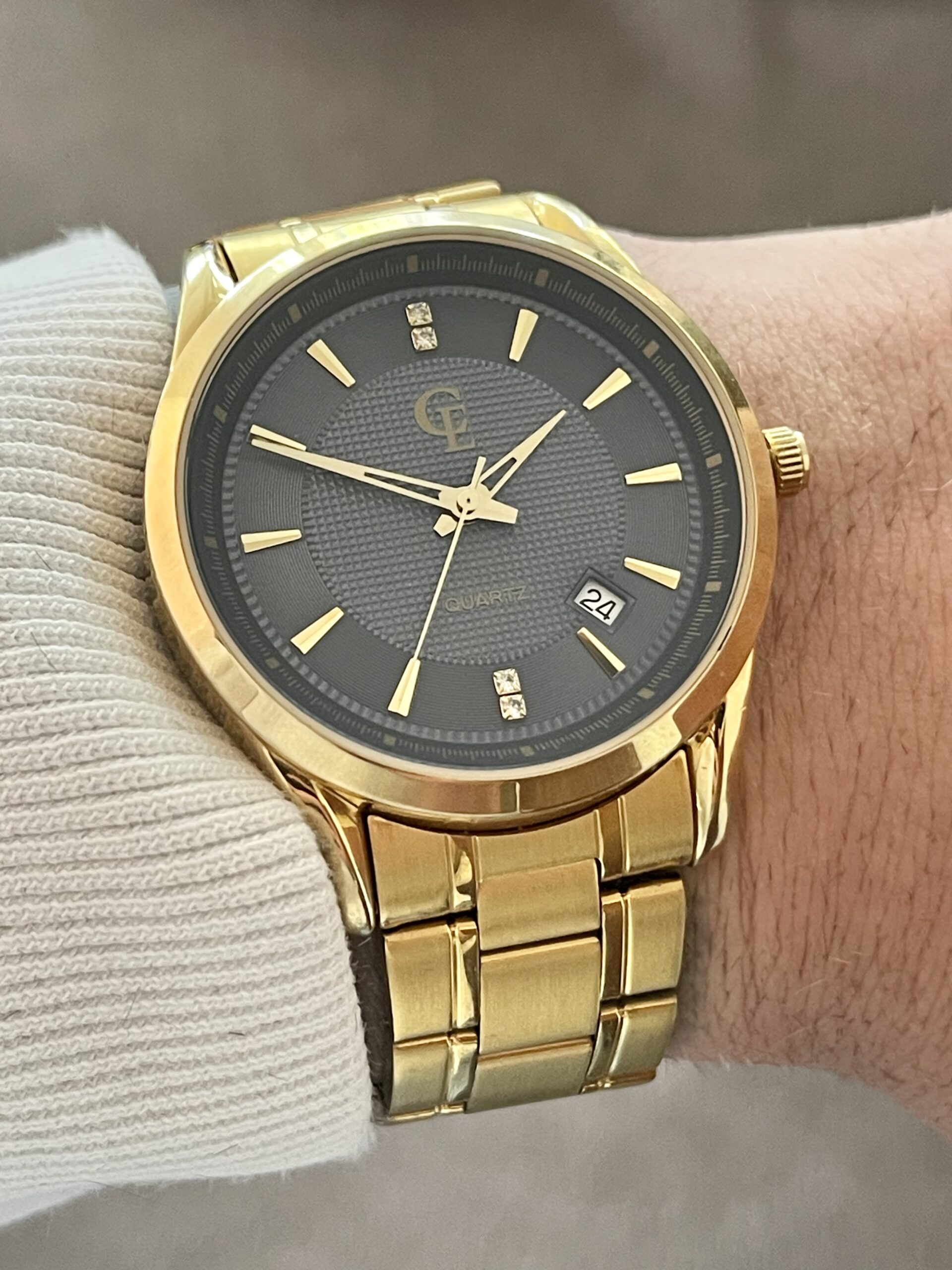 Buy Men's Golden Wrist Watches England Watch