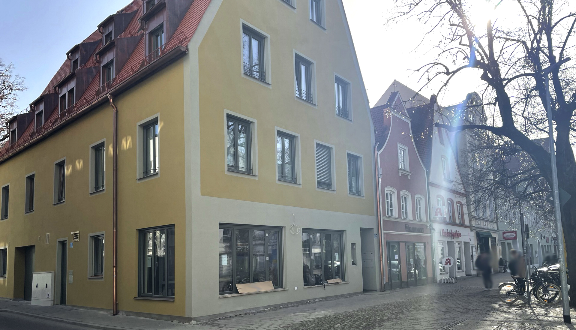 Neubau eines Hauses im traditionellen Altstadtstil in Ingolstadt
