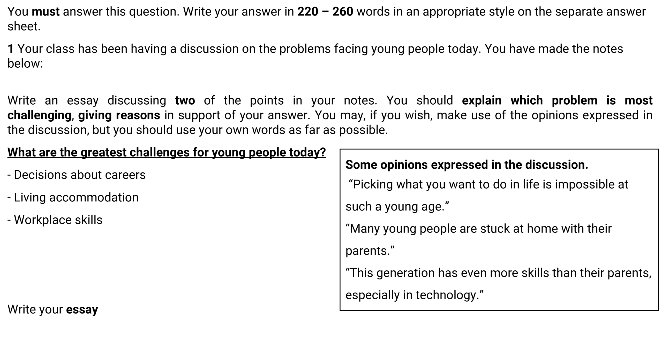 Cambridge Advanced Essay Writing Find out what you need to do.