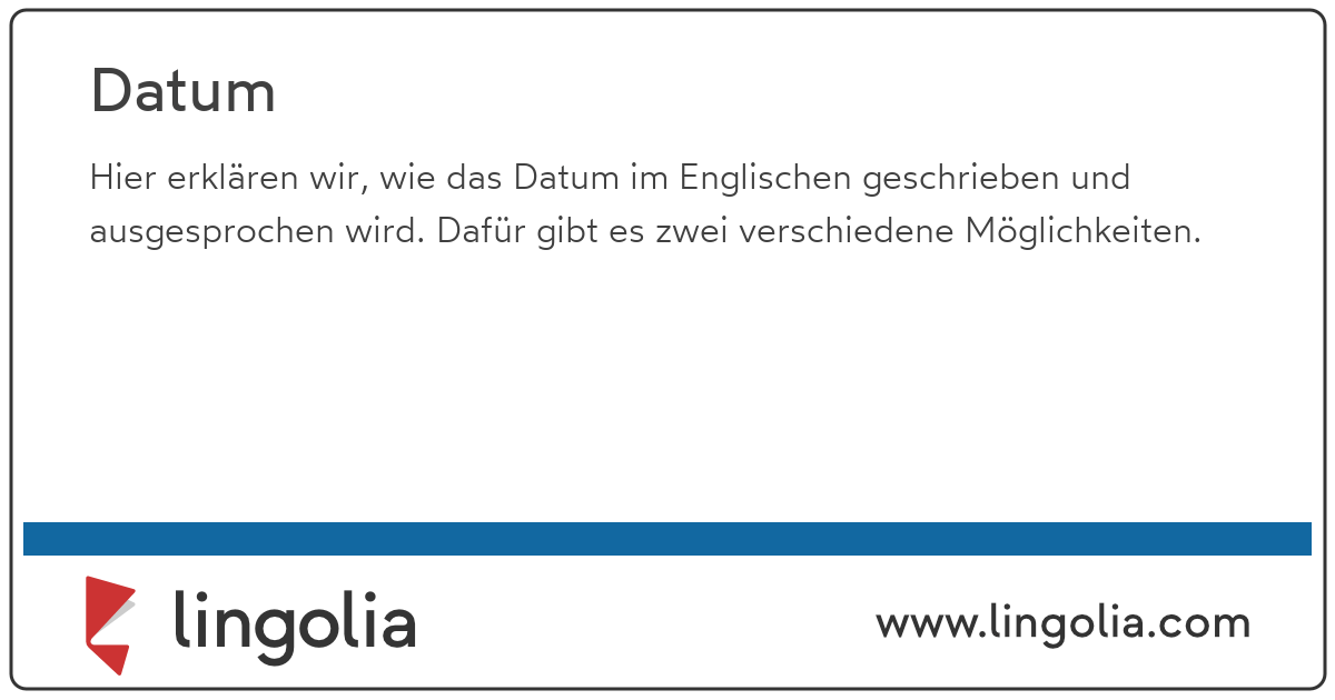 Uhrzeit Englisch Schreibweise