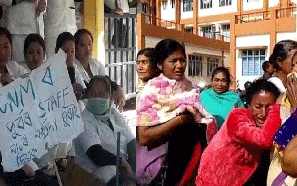2 pregnant women die in Jorhat hospital during nurses' strike in assam