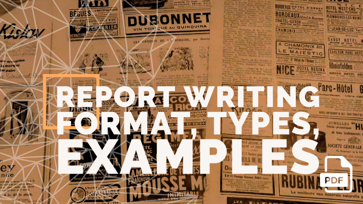 Report Writing Format How to Write a Report Example [PDF] English