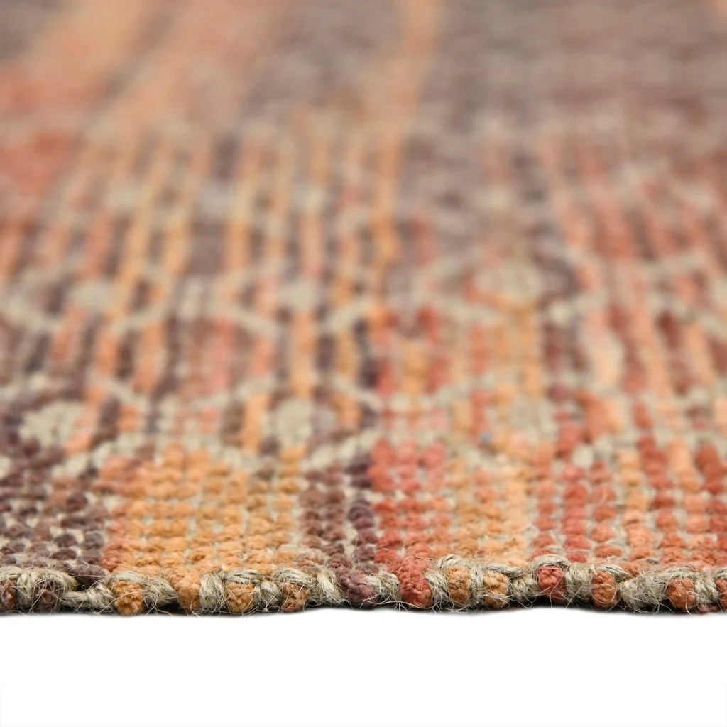 Zola ZOL4 FlatWeave Geometric Farmhouse Area Rug English Elm