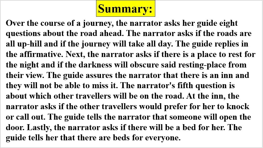 Uphill Poem » englishforlearner